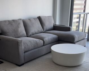 Crate & Barrel 2-Piece Sectional Sofa
