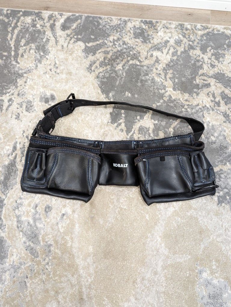 KOBALT General Construction Black Leather Tool Belt /Apron