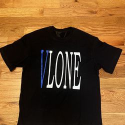 V-Lone Black Blue Snake Graphic Tee. Streetwear Size XL