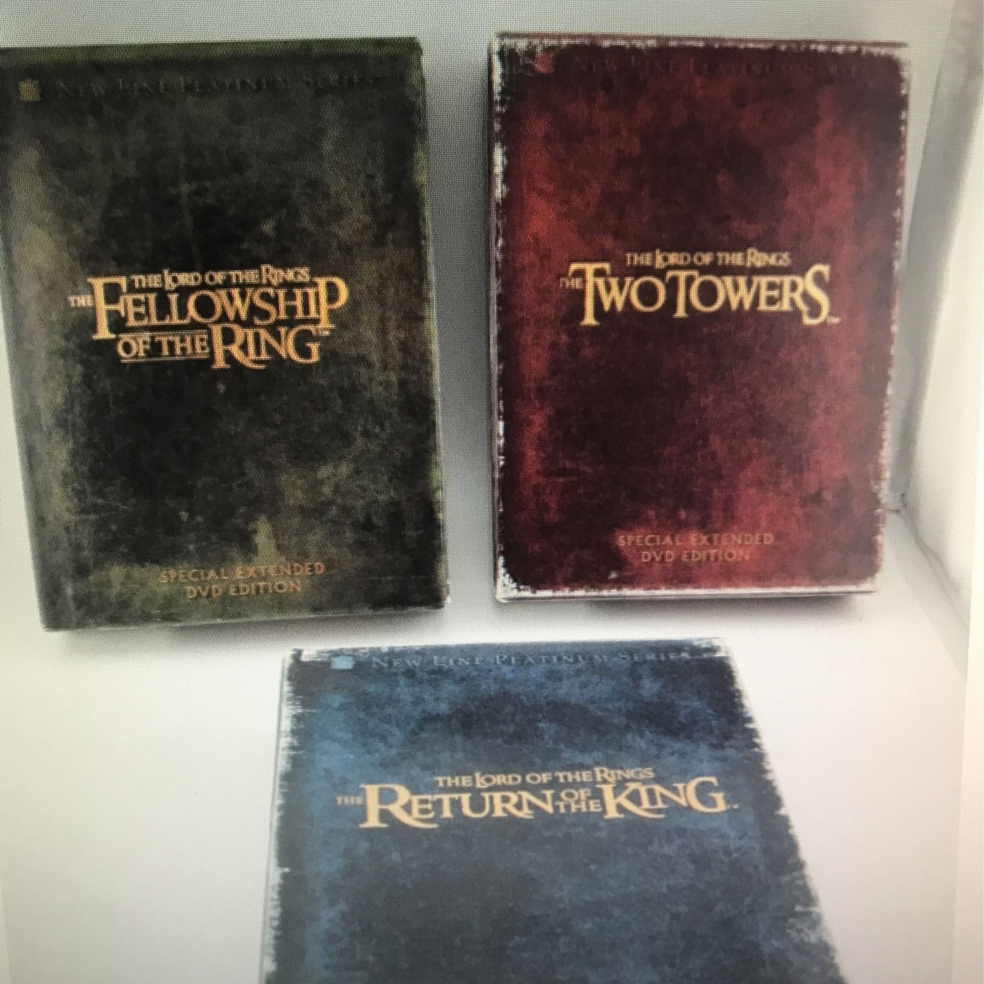 Lord of the Rings Complete Trilogy Special Extended Edition 3-Box Set 12-DVD's 