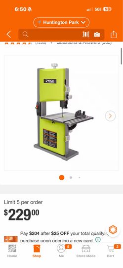 RYOBI 2.5 Amp 9 in. Corded Band Saw