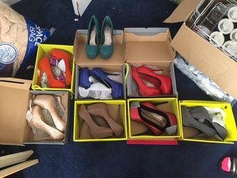 Size 9 different style Heels