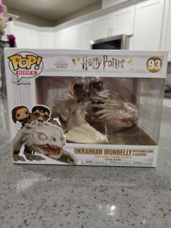 Funko Pop! Rides Wizarding World Harry Potter, Hermione, & Ron Ukranian Ironbelly - NIB 
