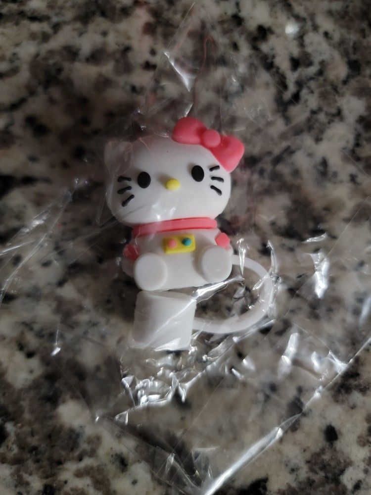 Sanrio Hello Kitty Straw Topper Brand New