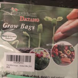 2 Of 100 Gallon  Grow Bags For Seedlings