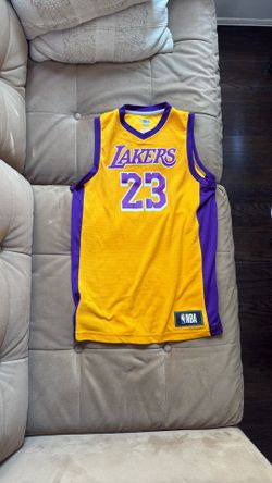 Youth Large Lakers LeBron James Jersey