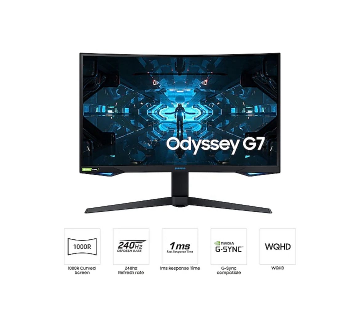 27" Odyssey G7 Curved Gaming Monitor (240Hz)