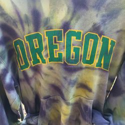 Oregon Ducks Tie Dye Hoodie