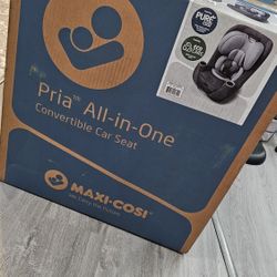 NEW IN SEALED BOX MAXI COSI ALL IN ONE CONVERTIBLE CARSEAT ▪︎ NEWBORN to BOOSTER MODE •5 to 100 lbs