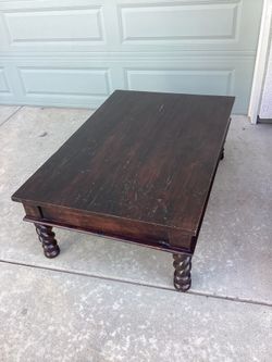 Solid Wood Coffee Table  