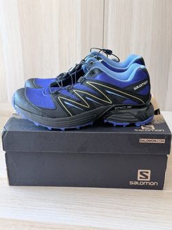 Salomon Trail Running Sneakers Blue Black