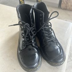 Dr. marten's Patent  Leather Jr. Boots Size 2