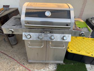 Free propane Grill for barbecue.