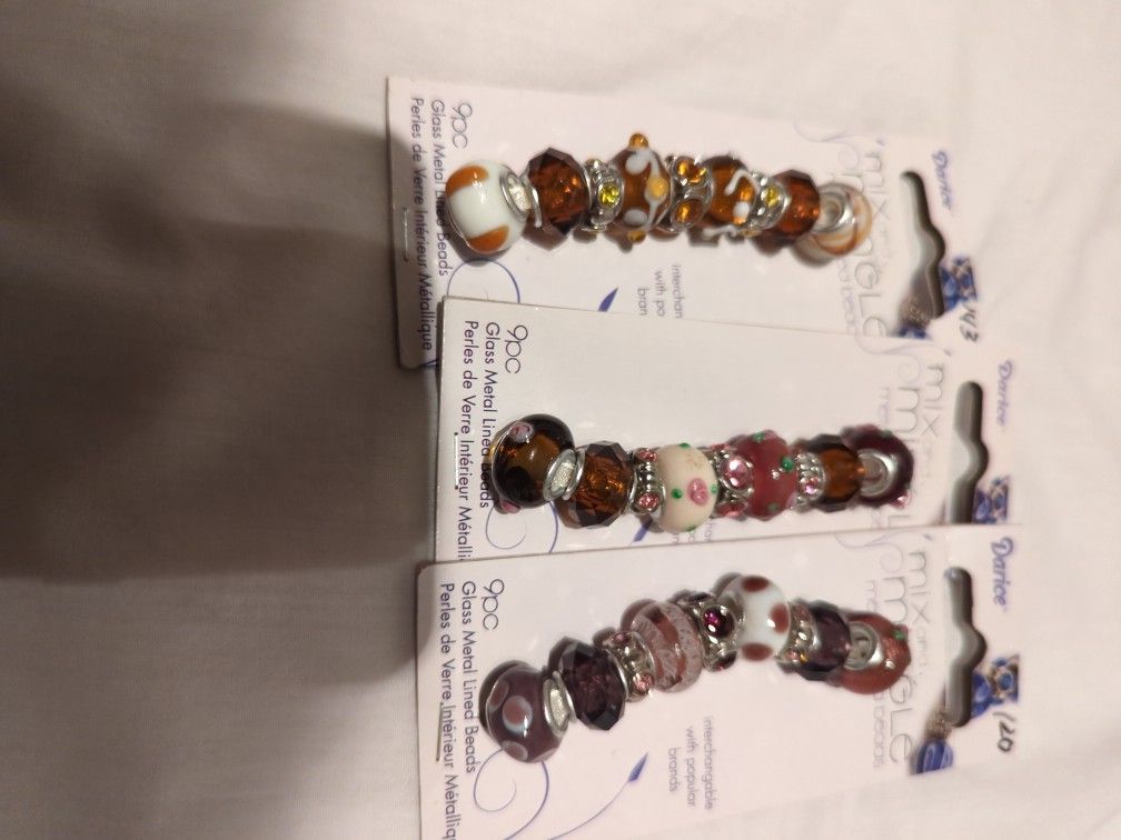 Glass Silver Lined Beads
