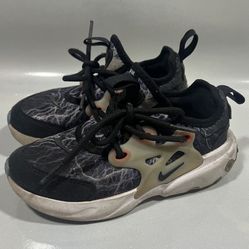 Nike Presto Slip-On Sneakers BQ4003-008 Black Logo Lightning Kids Size 12C