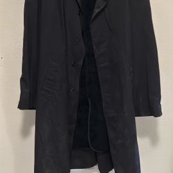 USArmy Black Raincoat With Heavy Liner