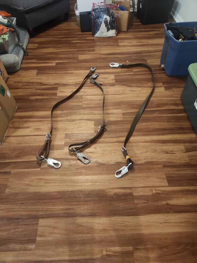 2 BUCKINGHAMS AND 1 MIller Climbing Straps Excellent Condition
