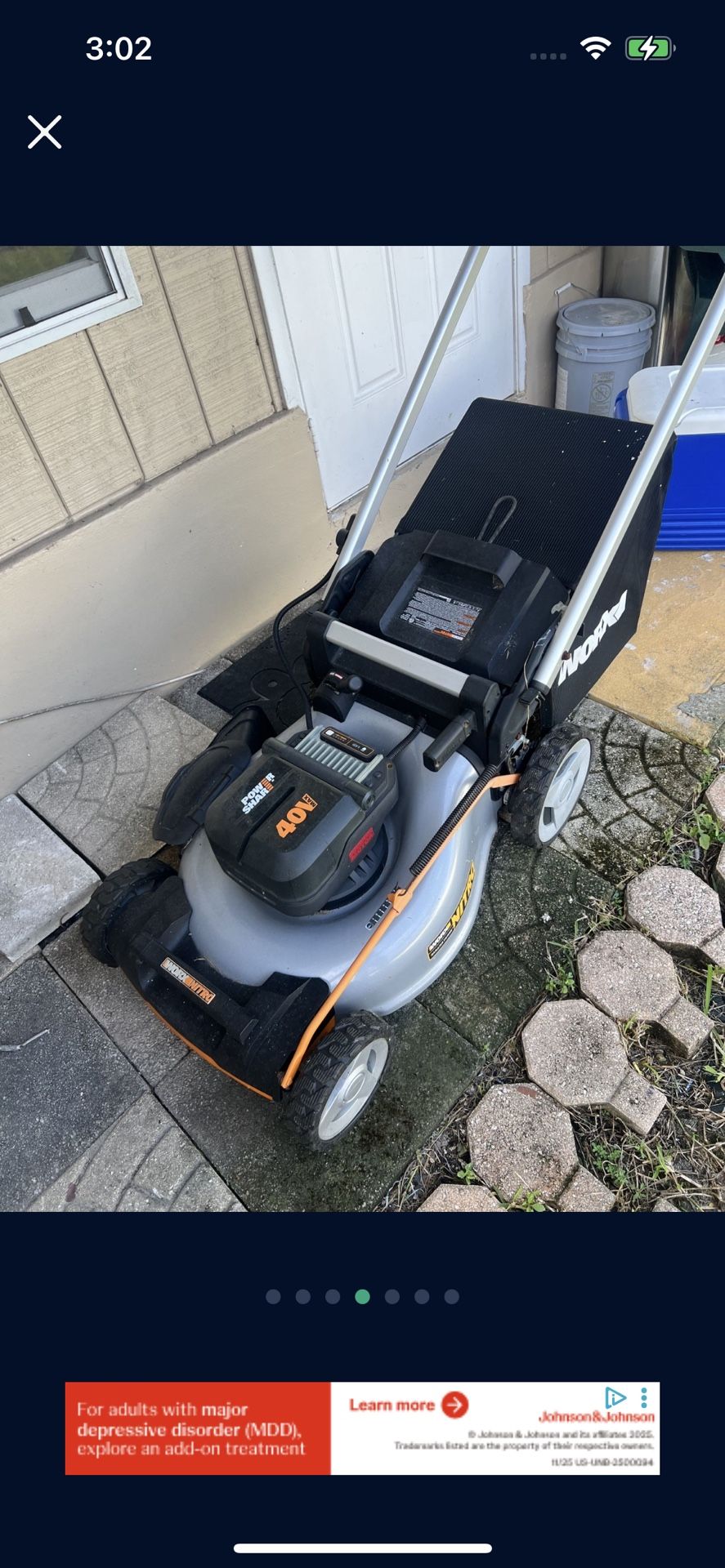 Electric Lawn Mower – Great Condition, Ready to Use”