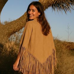 Vera Pelle  Fringe Wrap 