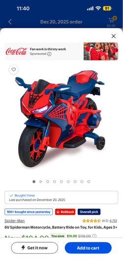 Spider-Man Motorcycle