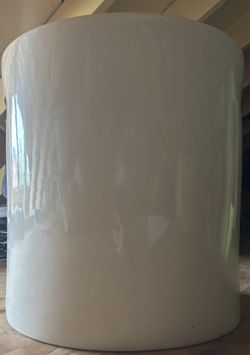 White IKEA Flower Pot