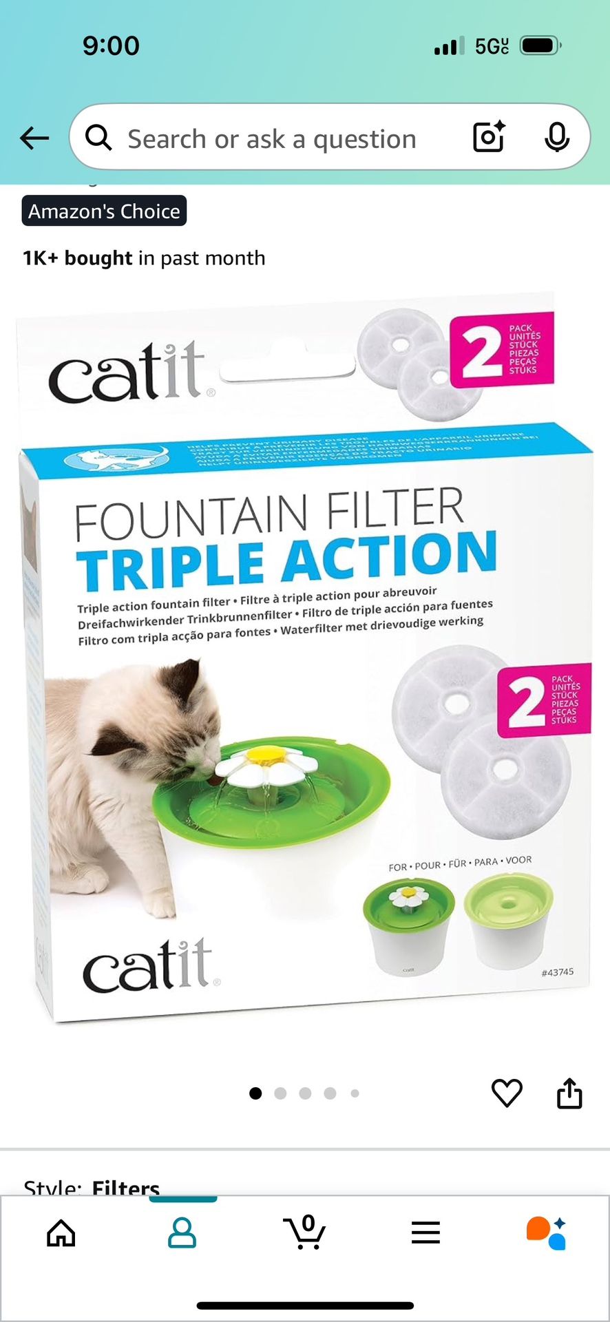 Catit Fountain Filter