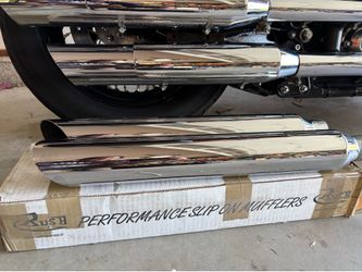 RUSH muffler pipes for Harley Davidson Softail