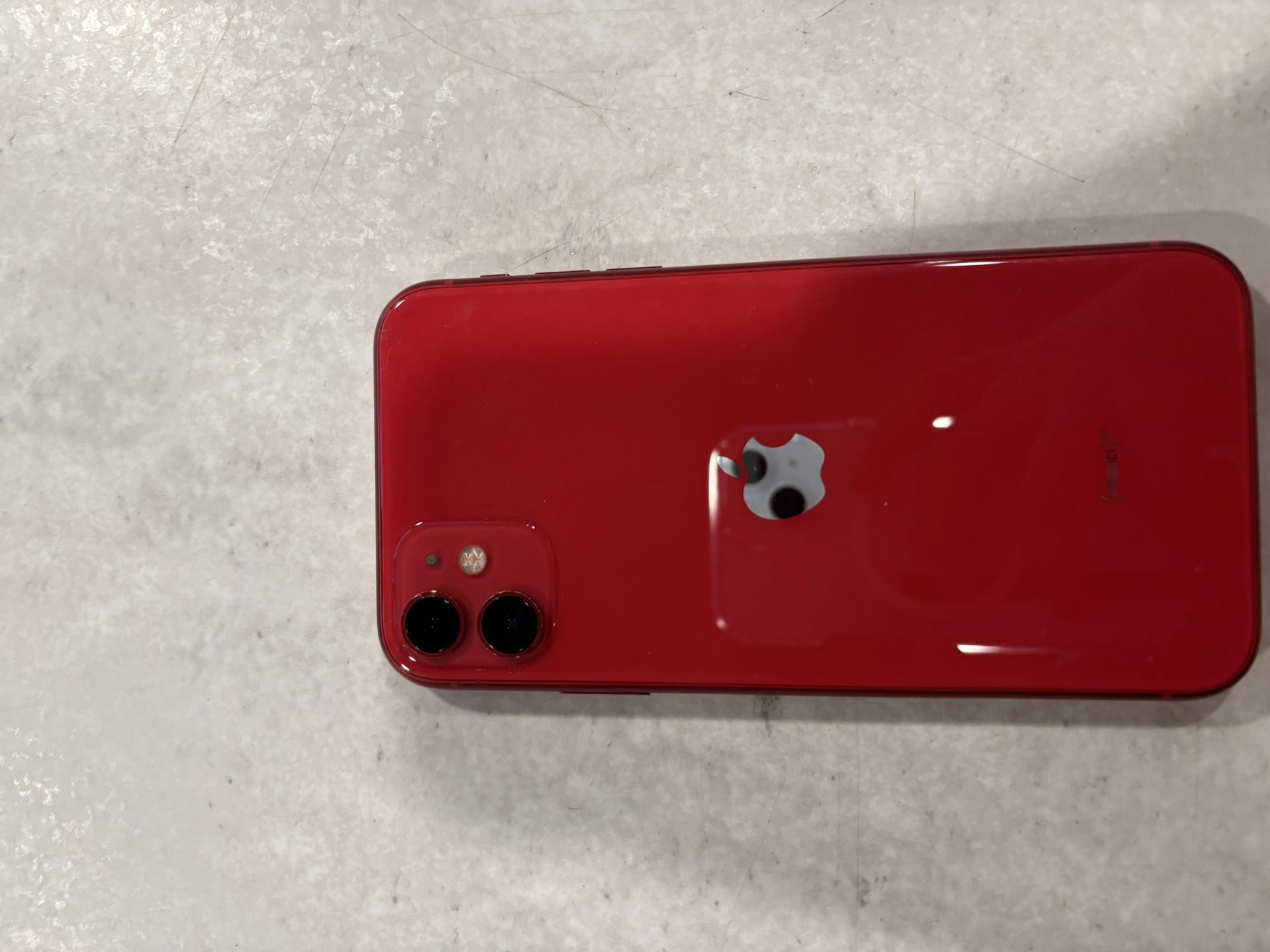 red iphone 11, 64GB
