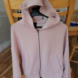 Wild Fable Mauve Crop Zip-Up Sweatshirt XS Nwt