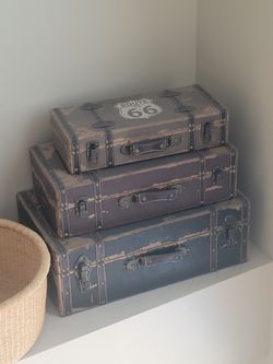 Vintage Trunks Decor 