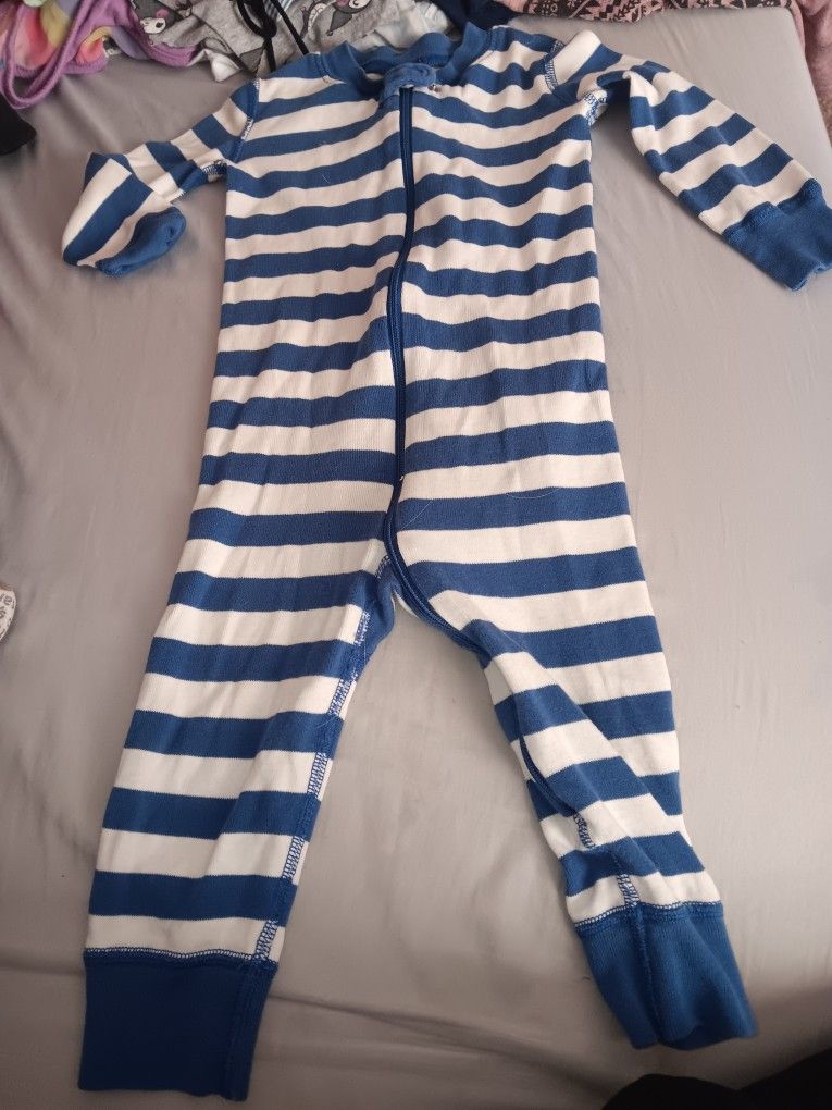 Baby Boy Size 18 To 24 Month, Hanna Anderson One Piece Sleeper