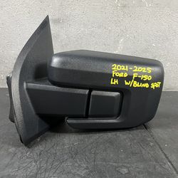 2021-2022-2023-2024-2025 FORD F-150 LEFT MIRROR OEM USED #9458