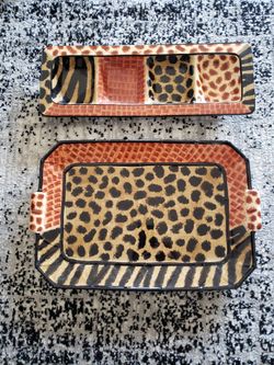 CERAMIC SERVING TRAYS
