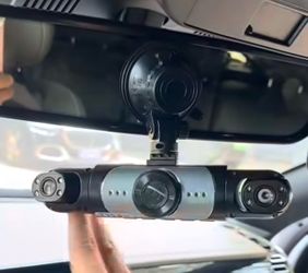 Cámara  de Seguridad para vehículo 🚗  de Alta definición . Grabador de Automóvil 1080P de 4 Canales