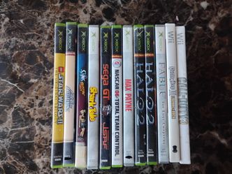 OG Xbox games & Wii games