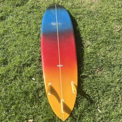 7’10” Funboard.  Surfboard  Ready For The Ocean Today!
