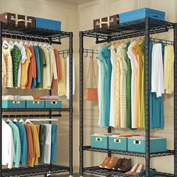 1 Large Metal Shelf Black