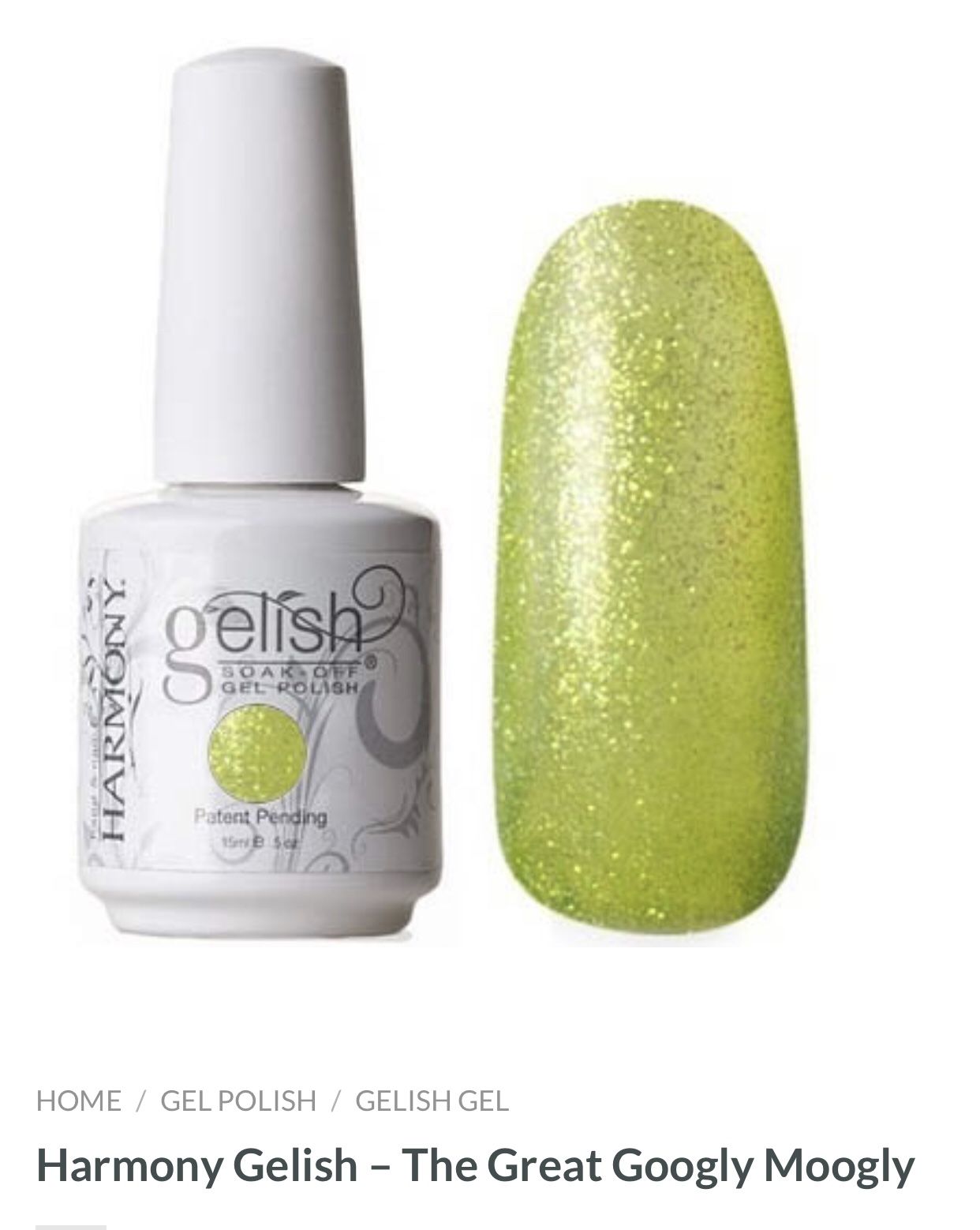 Harmony Gelish Gel Nail Polish - The Great Googly Moogly 15ml