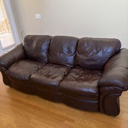Beautiful Italian Leather Sofa