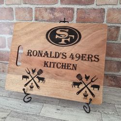 Custom Name Wooden Cutting Board 