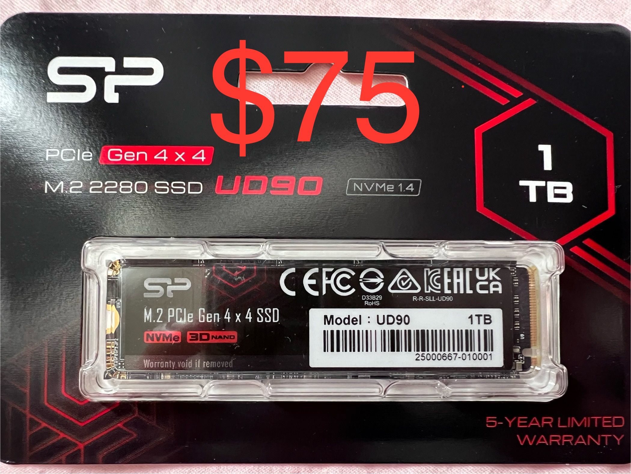 Brand New Gen 4 NVMe SSD