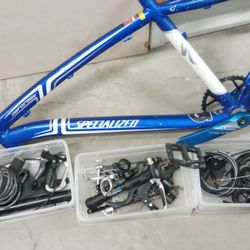 Specialized Frame w/1x9 Crank set + Parts