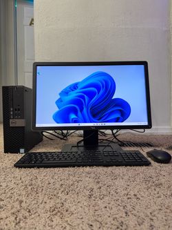 i5 Dell OPTIPLEX 3040 Desktop Computer System SSD HD