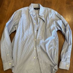 Men’s Ralph Lauren custom fit button-down shirt shipping available