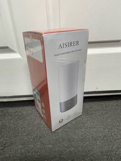 NIB AISIRER Touch Control Multi-Color LED Table/Nightstand Lamp