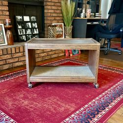 TV Stand with shelf and wheels