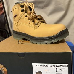 Women Steel Toe Boot Size 7