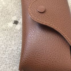 Ray-Ban Sunglasses Leather Case