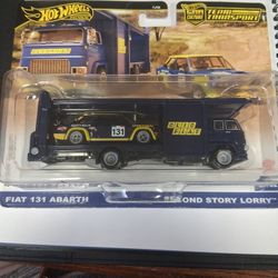 Hot Wheels Premium Car Culture, Twam Transport, Fiat 131 Abarth, Second Story Lorry #62