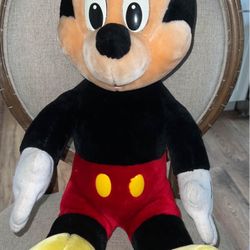 Retro Mickey mouse plush 27 inches great condition
